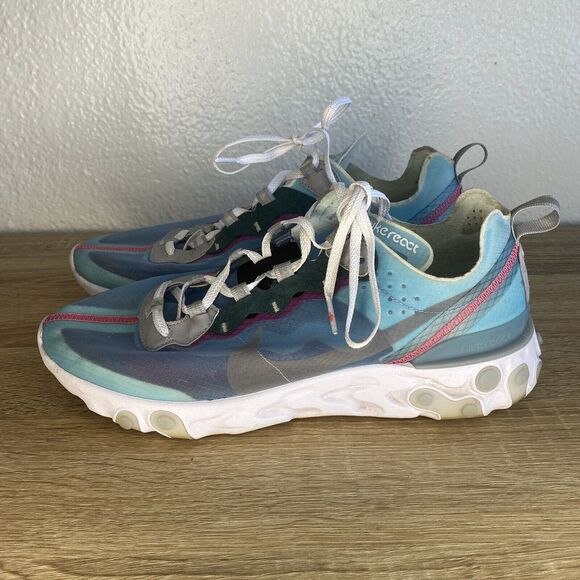 Nike React Element 87 Royal Tint AQ1090-400 Men’s Size 11 - Picture 1 of 7